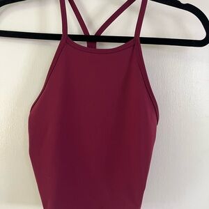 Lululemon Wunder Train High Neck Cross back Tank Top
